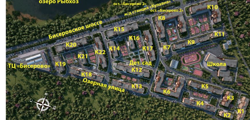 Так выглядит Жилой комплекс Экопарк Бисерово - #580240929