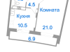 Схема квартиры в проекте "12 квартал"- #620688191