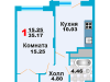 Схема квартиры в проекте "Город счастья"- #1085045926