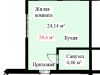 Схема квартиры в проекте "Красивый"- #1791951305