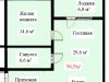 Схема квартиры в проекте "Красивый"- #1733963352