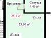 Схема квартиры в проекте "Красивый"- #1246867000