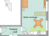 Схема квартиры в проекте "Красный Кит"- #1611832343