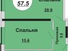 Схема квартиры в проекте "Лермонтов"- #449133384