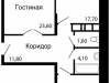 Схема квартиры в проекте "На семи холмах"- #1329291092