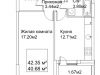 Схема квартиры в проекте "Рассказово"- #1993466267