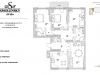 Схема квартиры в проекте "Smolensky de Luxe"- #1563846996