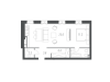 Схема квартиры в проекте "Советник"- #12259849