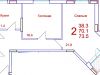 Схема квартиры в проекте "Успенский"- #770017428