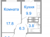 Схема квартиры в проекте "Весна"- #1225248656