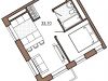 Схема квартиры в проекте "Янтарь Apartments"- #1619525748