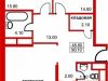 Схема квартиры в проекте "Южный"- #663166518