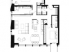 Схема квартиры в проекте "Жилой квартал Victory Park Residences"- #1103936019